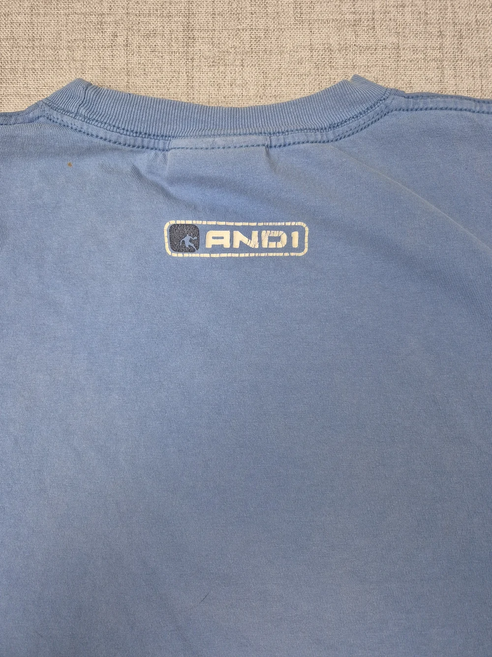 Vintage AND1 The Brand For Ballers T-Shirt Blue Y2K M/L